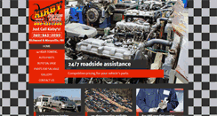 Desktop Screenshot of kirbysautopartsandtowing.com