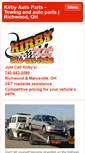 Mobile Screenshot of kirbysautopartsandtowing.com